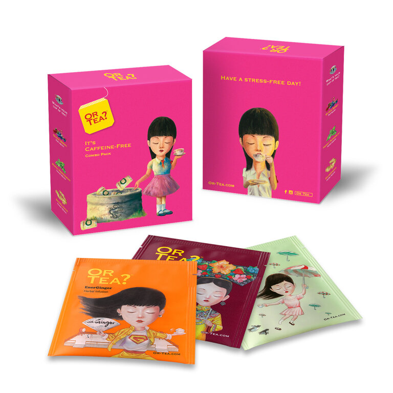 Or tea? Combo box caffeine-free thee