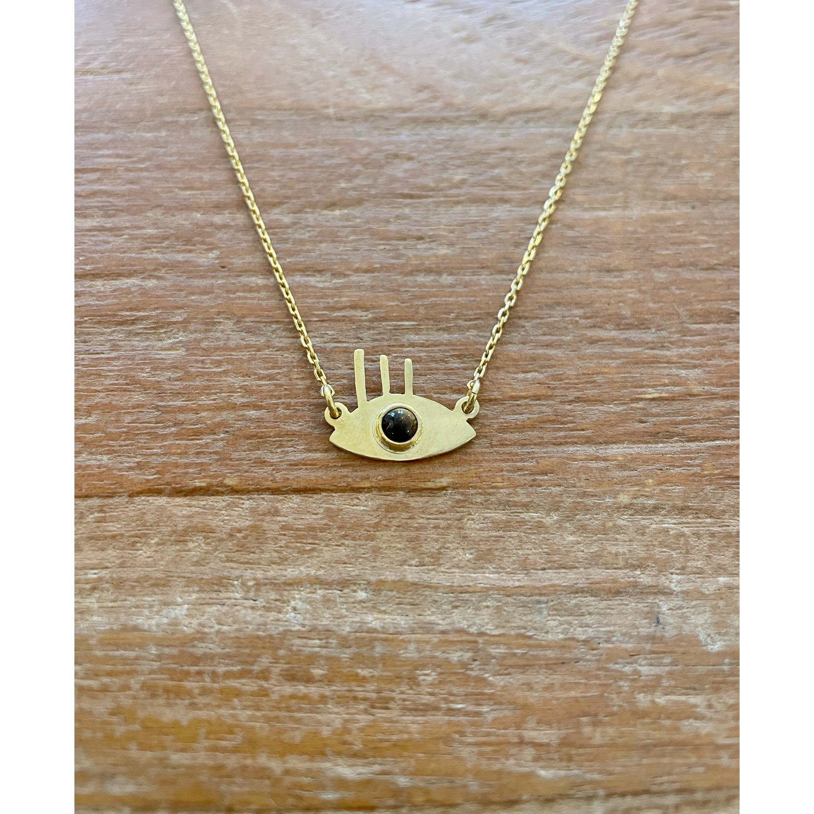 Spiri Spiri Eye Necklace The Queen Of The Jungle Silver Gold Plated