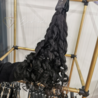 Flat Weft | 24" #1B | Fumi Curly | 50g Flat Weft | 24" #1B | Fumi Curly | 50g