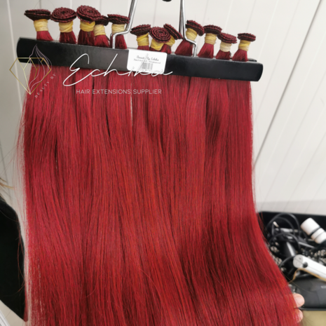 60cm Hand-tied weft | #Darkred 60cm Hand-tied weft | #Darkred