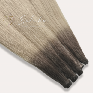 Russian Nano Weft Hair Extensions | #8.1/60A Ombre