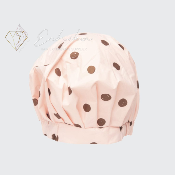 Kitsch Luxury Shower Cap | Blush Dot