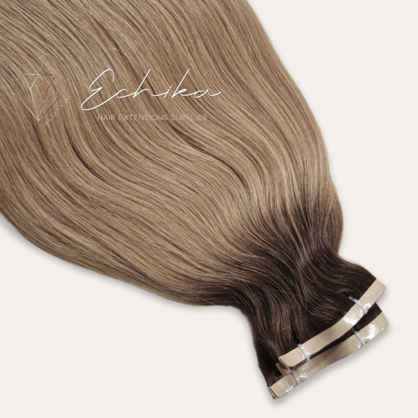 Beauty By Echika Tape Weft Hair Extensions | #3/6C Ombre