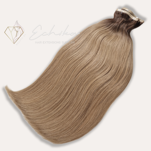 Beauty By Echika Tape Weft Hair Extensions | #3/6C Ombre
