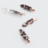 Kitsch Creaseless Clips 4PC | Black Terrazzo Kitsch Creaseless Clips 4PC | Black Terrazzo