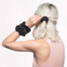 Kitsch Textured Scrunchies 5PC | Zwart Kitsch Textured Scrunchies 5PC | Zwart