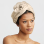 Satin Quick Dry Hair Towel | Champagne