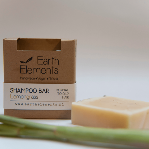 Earth Elements Shampoo Bar Lemongrass Normal to Dry Hair