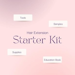 Starter Kit Hair Extensions | The Basics