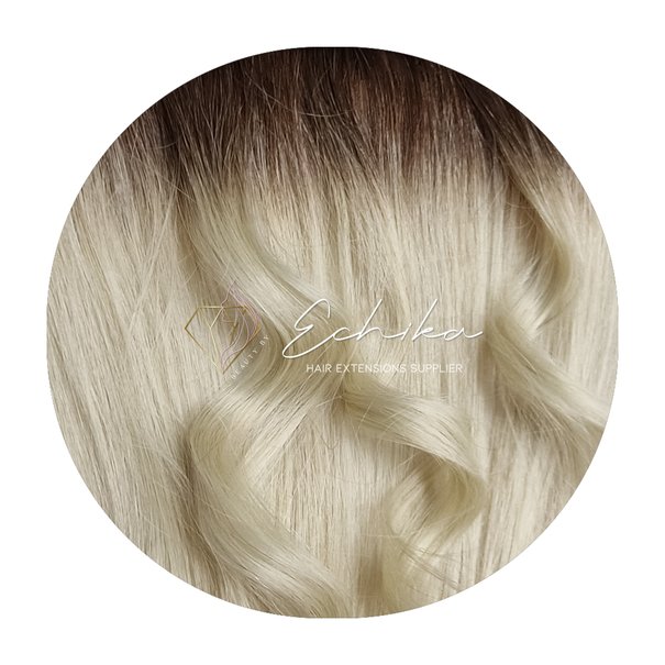 Beauty By Echika Premium Nano Hair Extensions | #2/613ASH Ombre