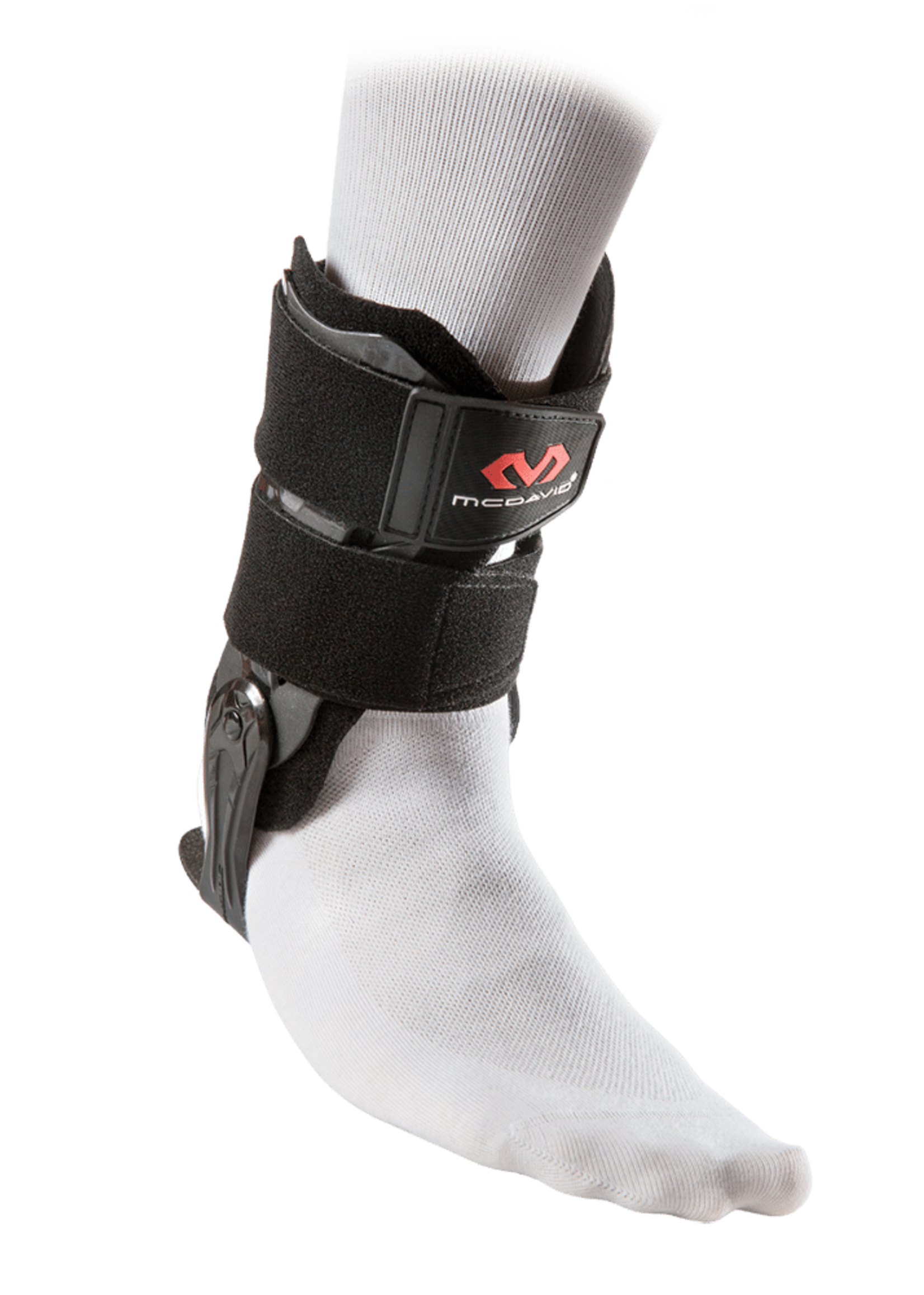 McDavid Ankle V Brace With Flexible Hinge Black