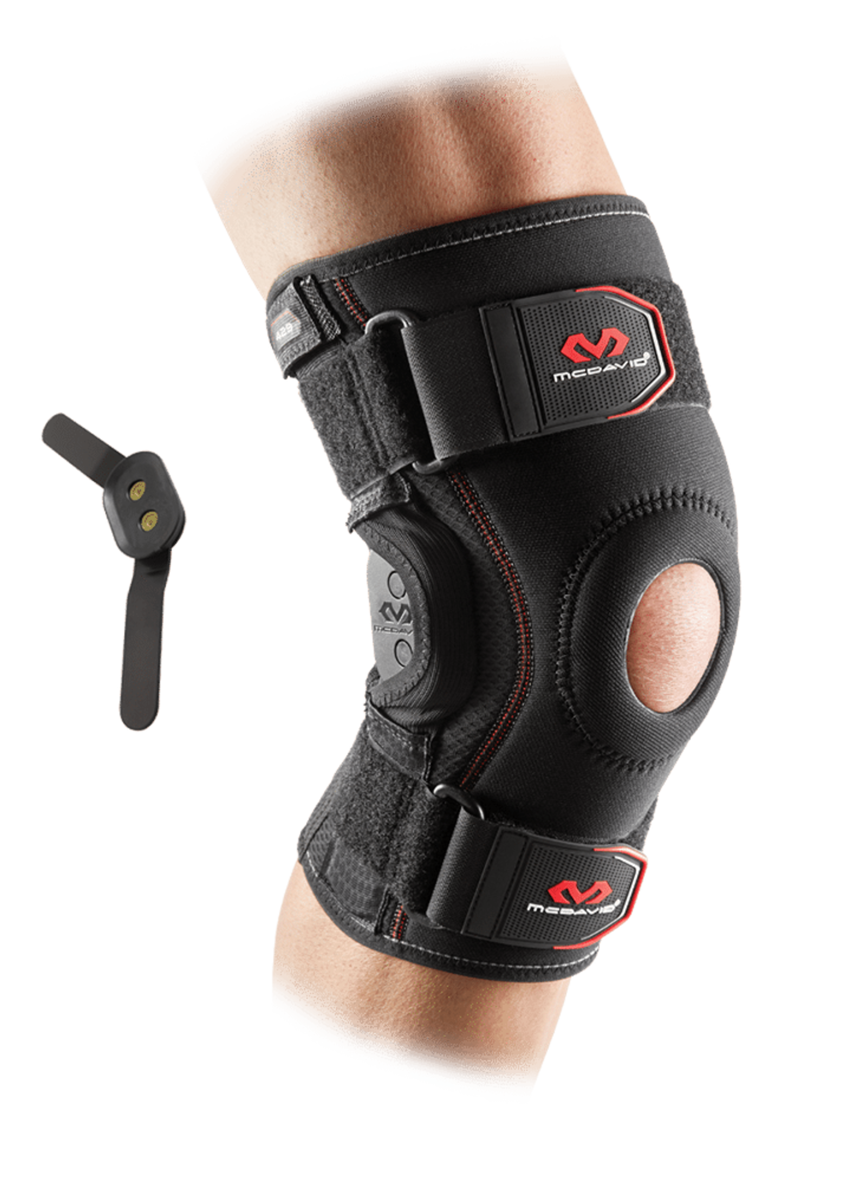 McDavid Knee Brace With Polycentric Hinges Black