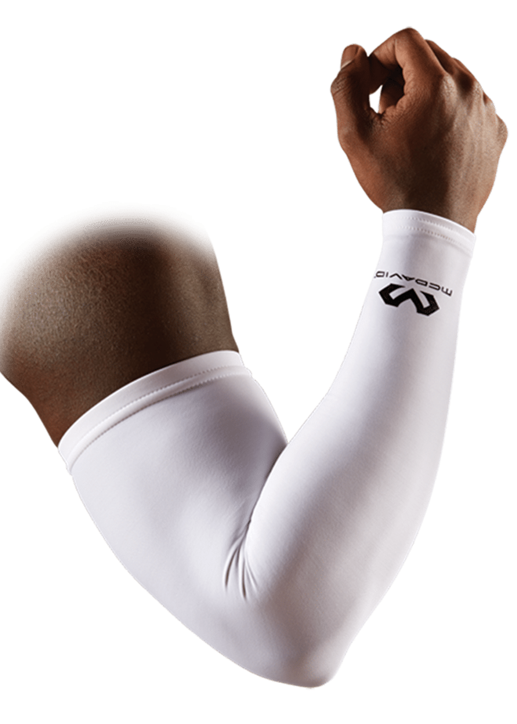 McDavid Compression Arm Sleeve / Pair White