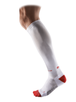McDavid Elite Compression Runner Socks / Pair White