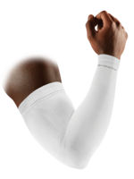 McDavid Elite Compression Arm Sleeves / Pair White