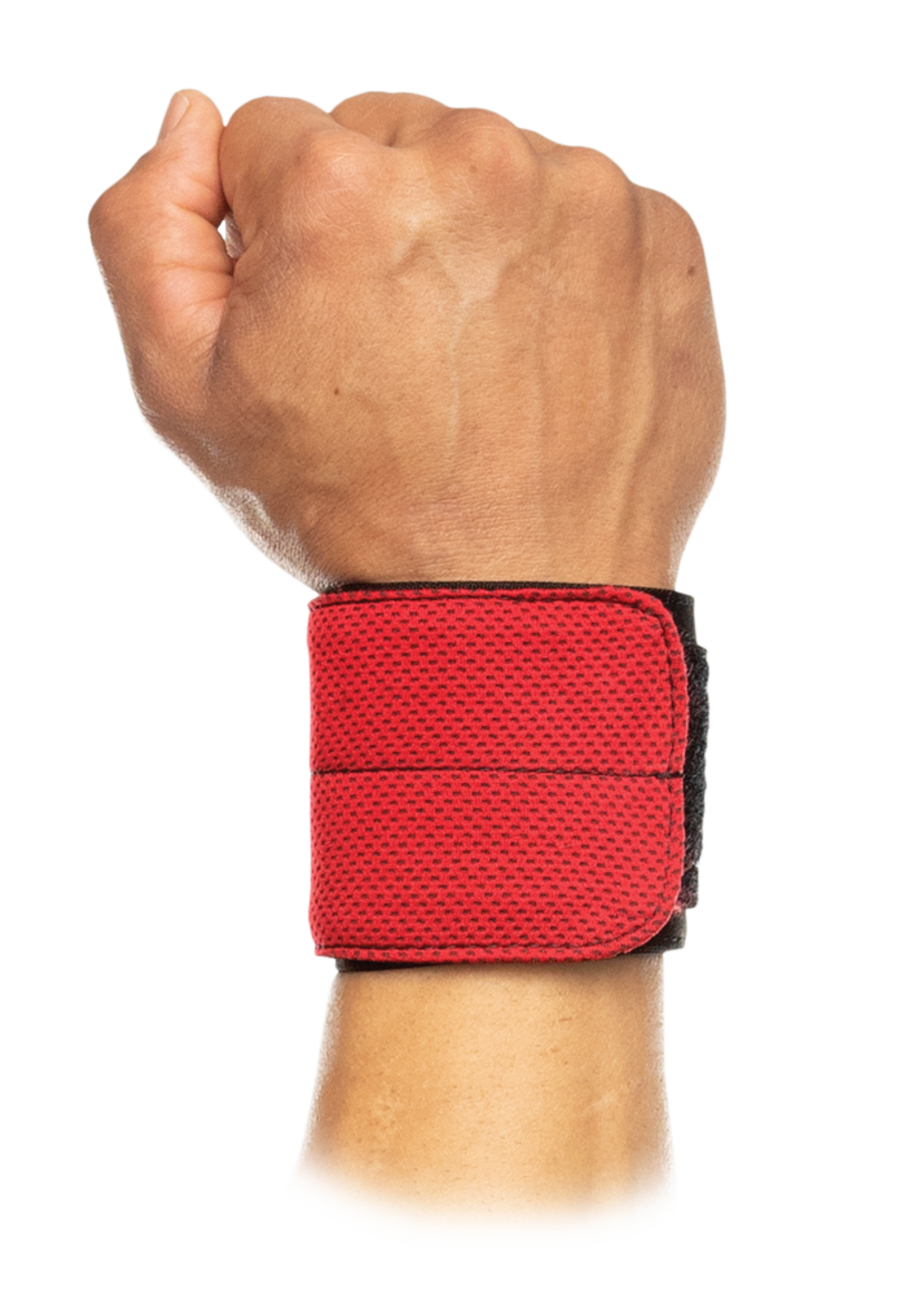 McDavid X-Fitness Flex Fit Wrist Wraps / Pair Black/Scarlet OS