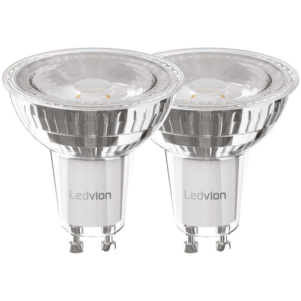 weten Ongemak Voornaamwoord 2x Ledvion Dimbare GU10 LED Spot - 5W - 2700K - Ledvion.com