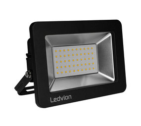 Ledvion LED Breedstraler 50W – 6000 Lumen – 6500K - Quick Connector - 5 Jaar garantie