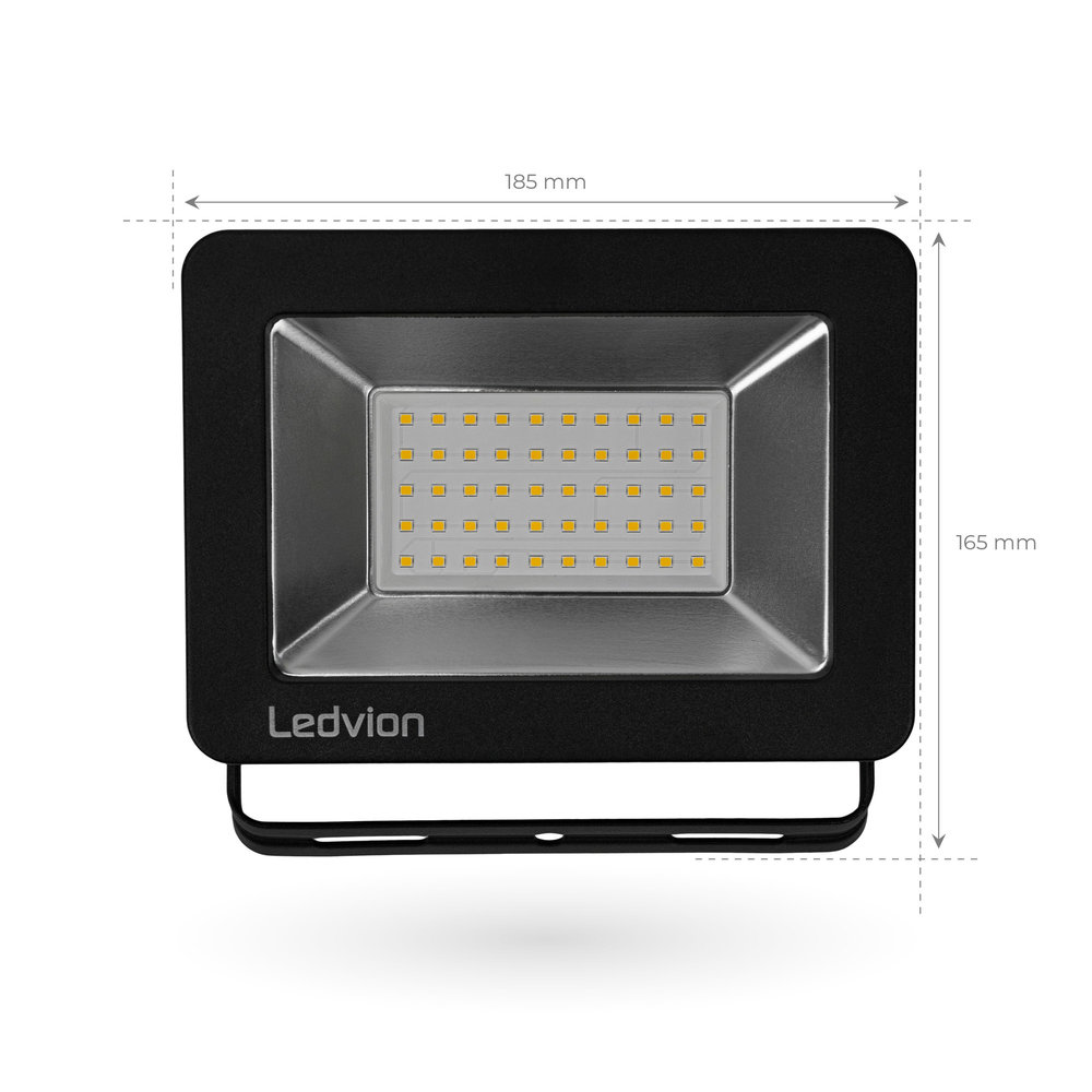 Ledvion LED Breedstraler 50W – 6000 Lumen – 6500K - Quick Connector - 5 Jaar garantie Ledvion LED Breedstraler 50W – 6000 Lumen – 6500K - Quick Connector - 5 Jaar garantie