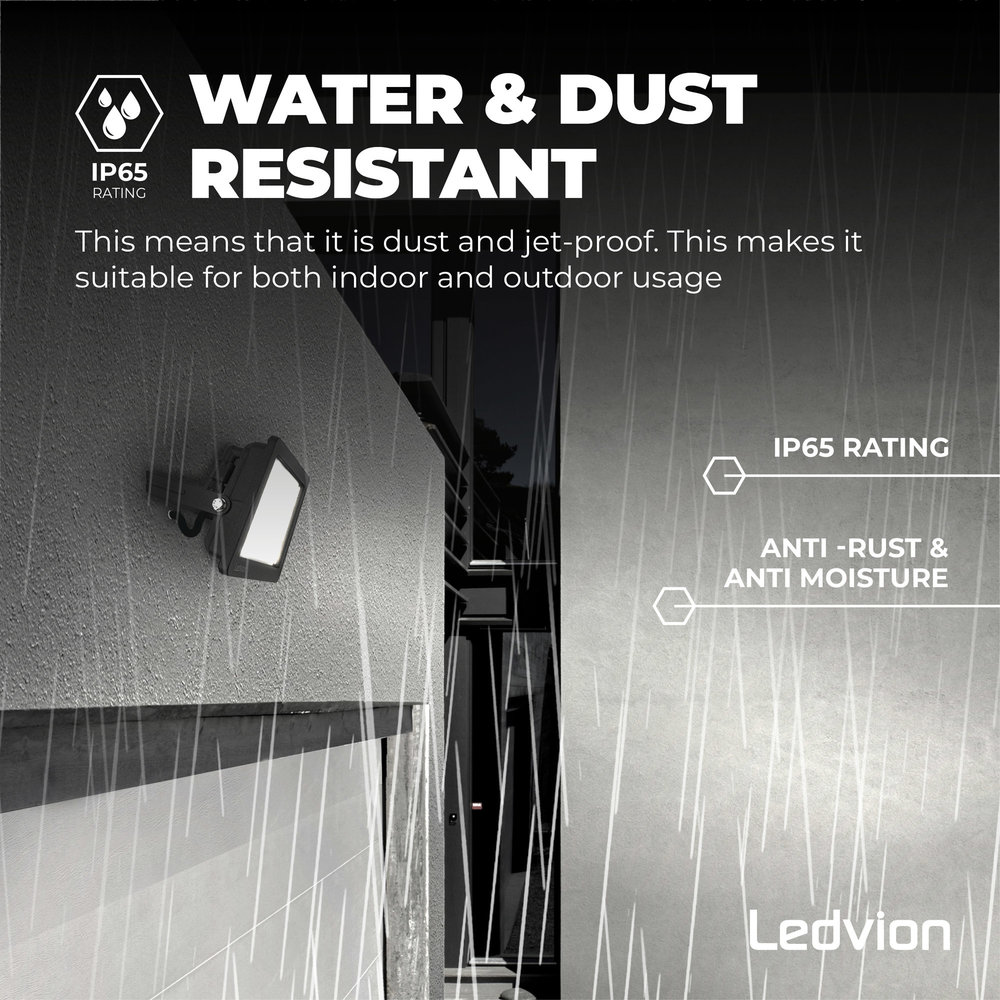 Ledvion LED Breedstraler 100W – 8500 Lumen – 4000K - Quick Connector - 5 Jaar garantie Ledvion LED Breedstraler 100W – 8500 Lumen – 4000K - Quick Connector - 5 Jaar garantie