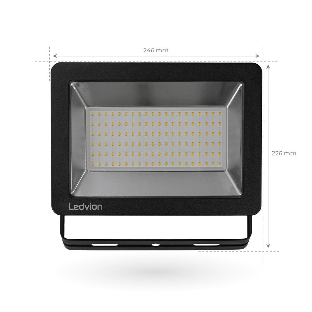 Ledvion LED Breedstraler 100W – 8500 Lumen – 4000K - Quick Connector - 5 Jaar garantie Ledvion LED Breedstraler 100W – 8500 Lumen – 4000K - Quick Connector - 5 Jaar garantie