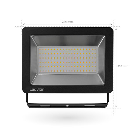 Ledvion LED Breedstraler 100W – 8500 Lumen – 4000K - Quick Connector - 5 Jaar garantie Ledvion LED Breedstraler 100W – 8500 Lumen – 4000K - Quick Connector - 5 Jaar garantie