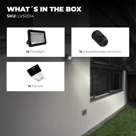 Ledvion Osram LED Breedstraler 200W – 24000 Lumen – 6500K - Quick Connector - 5 Jaar garantie