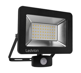 Ledvion LED Breedstraler met Sensor 50W – 4000K - Quick Connector - 5 Jaar garantie