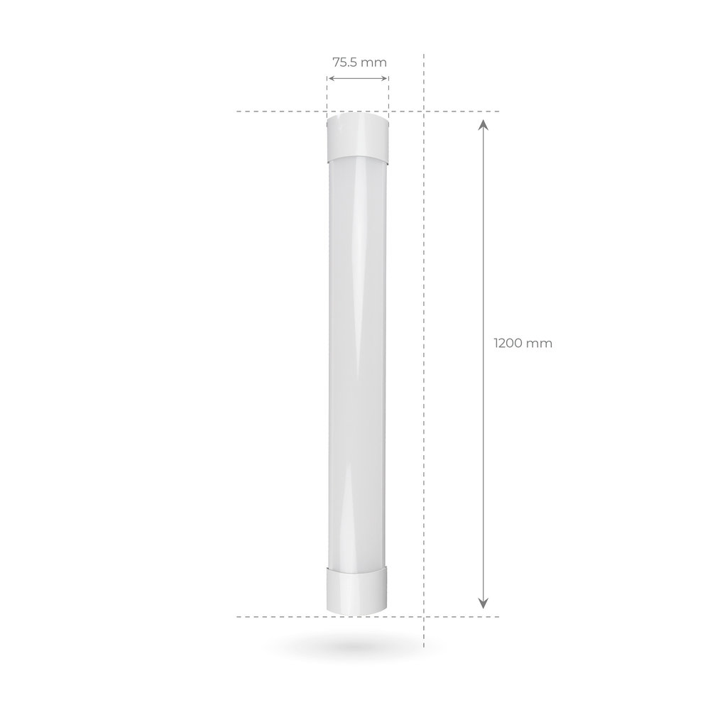 Ledvion LED Batten 120 cm - 40W -  4800 Lumen - 6500K Ledvion LED Batten 120 cm - 40W -  4800 Lumen - 6500K