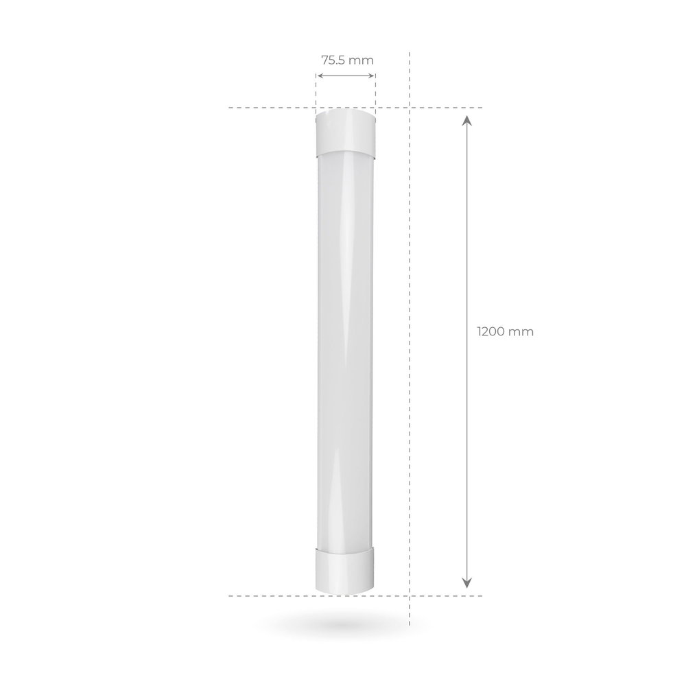 Ledvion LED Batten 120 cm - 40W -  4800 Lumen - 4000K