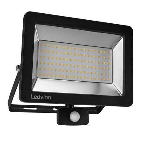 Ledvion LED Breedstraler met Sensor 100W – 4000K - Quick Connector - 5 Jaar garantie Ledvion LED Breedstraler met Sensor 100W – 4000K - Quick Connector - 5 Jaar garantie