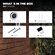 Ledvion LED Wandlamp Met Sensor Thebe - Zwart Ledvion LED Wandlamp Met Sensor Thebe - Zwart