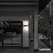 Ledvion LED Wandlamp Buiten Norma Zwart - 3000K - 9W - IP54 Ledvion LED Wandlamp Buiten Norma Zwart - 3000K - 9W - IP54