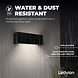 Ledvion LED Wandlamp Buiten Norma Zwart - 3000K - 9W - IP54 Ledvion LED Wandlamp Buiten Norma Zwart - 3000K - 9W - IP54
