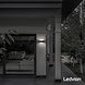 Ledvion LED Wandlamp Buiten Selena Zwart - 3000K - 12W - IP54 Ledvion LED Wandlamp Buiten Selena Zwart - 3000K - 12W - IP54