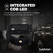 Ledvion LED Wandlamp Buiten Mensa Zwart - 3000K - 6W - IP54 Ledvion LED Wandlamp Buiten Mensa Zwart - 3000K - 6W - IP54