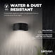 Ledvion LED Wandlamp Buiten Mensa Zwart - 3000K - 6W - IP54 Ledvion LED Wandlamp Buiten Mensa Zwart - 3000K - 6W - IP54