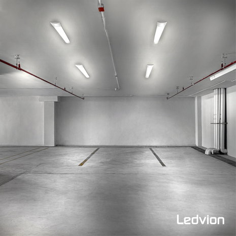 Ledvion LED Batten 60 cm - 20W -  2400 Lumen - 6500K