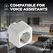 Ledvion Ledvion Smart Wifi Stekker - Slim Stopcontact Ledvion Ledvion Smart Wifi Stekker - Slim Stopcontact