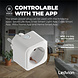 Ledvion Ledvion Smart Wifi Stekker - Slim Stopcontact Ledvion Ledvion Smart Wifi Stekker - Slim Stopcontact