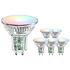 Ledvion Smart RGB+CCT GU10 LED Spot Dimbaar - Wifi - 5W - 6 Pack Ledvion Smart RGB+CCT GU10 LED Spot Dimbaar - Wifi - 5W - 6 Pack