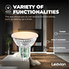 Ledvion Ledvion Smart CCT GU10 LED Spot - 2700-6500K - Dimbaar - Wifi - 5W - 6 Pack Ledvion Ledvion Smart CCT GU10 LED Spot - 2700-6500K - Dimbaar - Wifi - 5W - 6 Pack