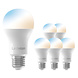 Ledvion Ledvion Smart CCT E27 LED Lamp - 2700-6500K - Wifi - Dimbaar - 8W - 6 Pack Ledvion Ledvion Smart CCT E27 LED Lamp - 2700-6500K - Wifi - Dimbaar - 8W - 6 Pack