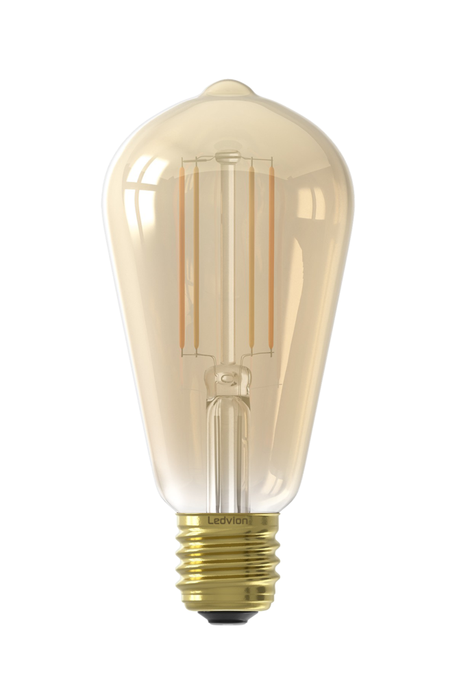 Ledvion Ledvion Smart CCT E27 LED Lamp Filament - 1800-3000K - Wifi - Dimbaar - 7W Ledvion Ledvion Smart CCT E27 LED Lamp Filament - 1800-3000K - Wifi - Dimbaar - 7W