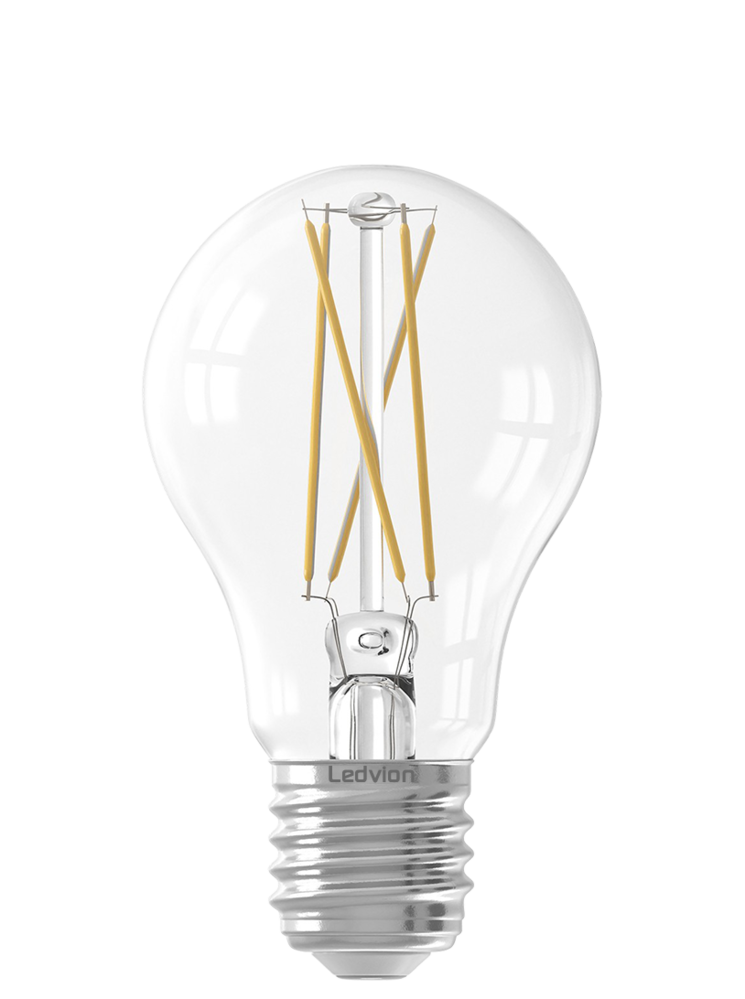 Ledvion Ledvion Smart CCT E27 LED Lamp Filament - 1800-3000K - Wifi - Dimbaar - 7W
