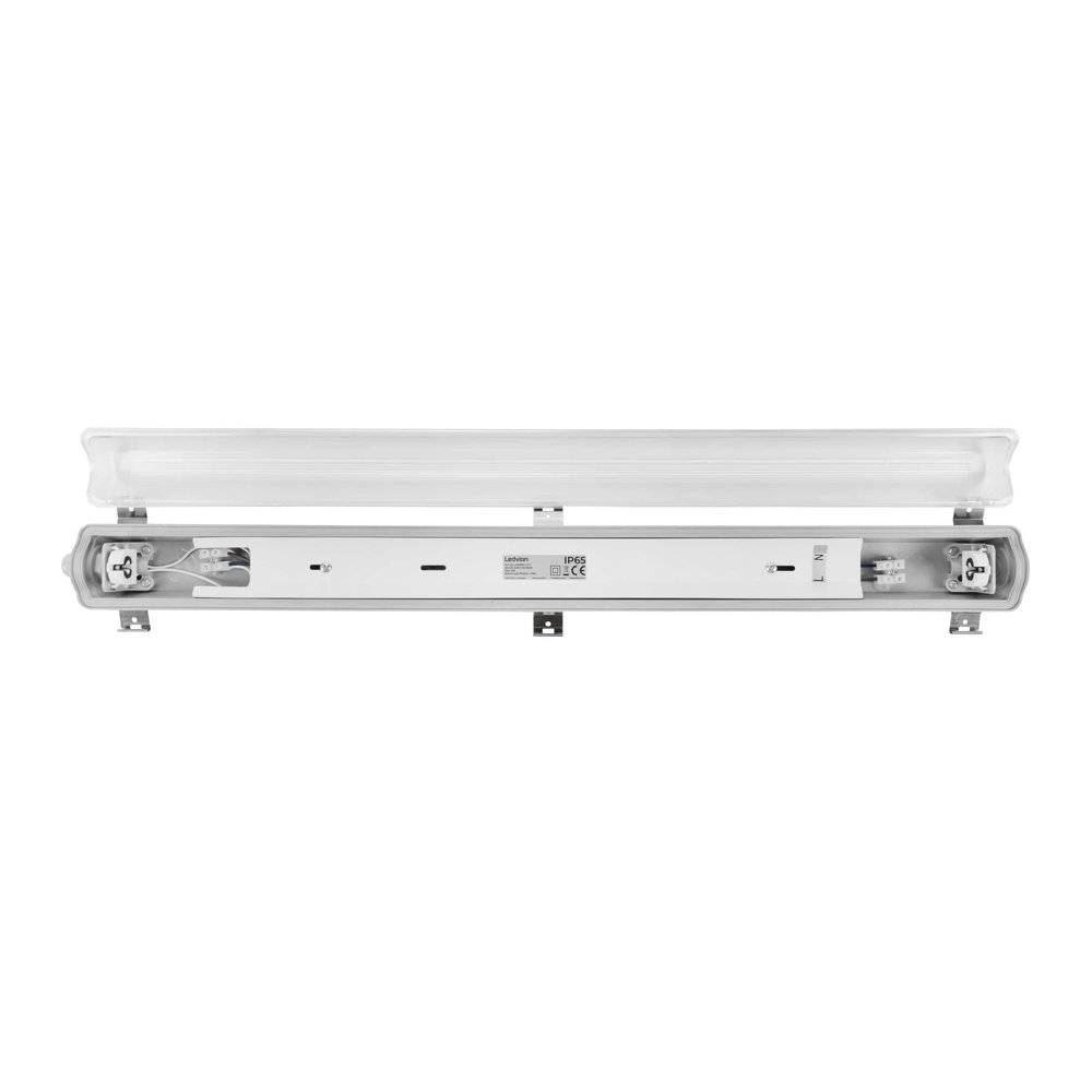 Ledvion LED TL Armatuur 60CM - Koppelbaar - RVS clips