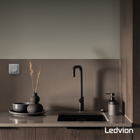 Ledvion Afdekplaat Dimmerknop - Druk/Draai