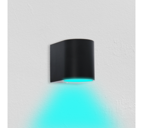 Ledvion Smart Wandlamp buiten - Sacramento zwart GU10 5W Ledvion Smart Wandlamp buiten - Sacramento zwart GU10 5W