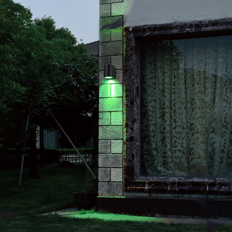 Ledvion Smart Wandlamp buiten - Sacramento zwart Ledvion Smart Wandlamp buiten - Sacramento zwart