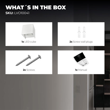 Ledvion Dimbare LED Wandlamp Buiten Wit - Tweezijdig - 3000K -  7W - IP54 Ledvion Dimbare LED Wandlamp Buiten Wit - Tweezijdig - 3000K -  7W - IP54